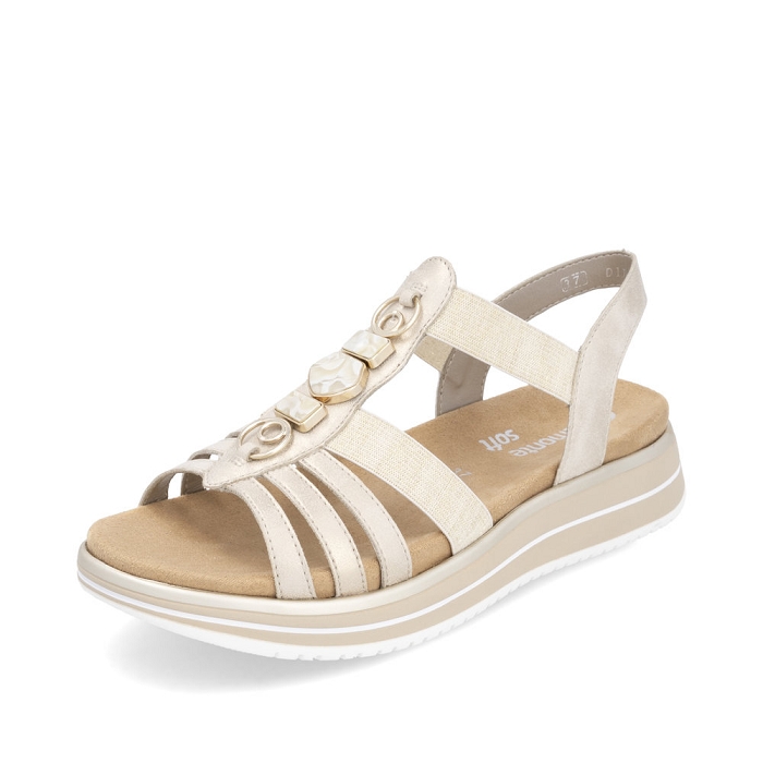 Remonte nu pieds d1j60 or