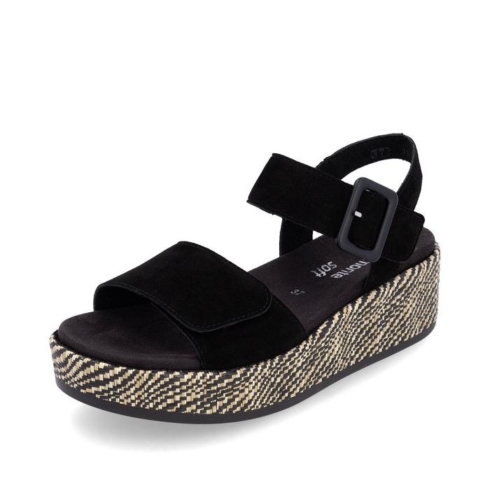 Remonte nu pieds d1n54 noir