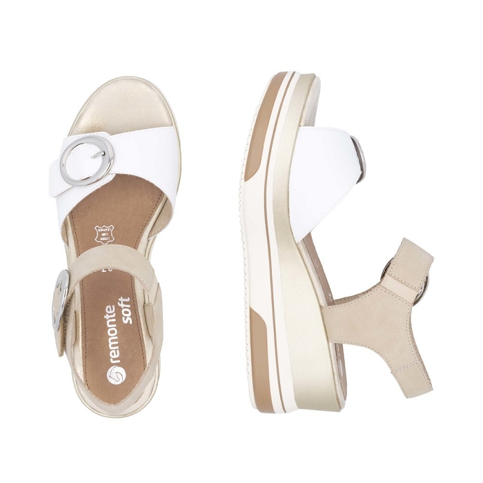 Remonte nu pieds d1p54 blancY488201_6