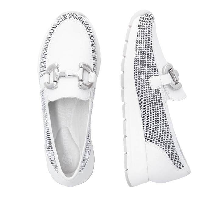 Remonte mocassin d2g02 blancY489601_6