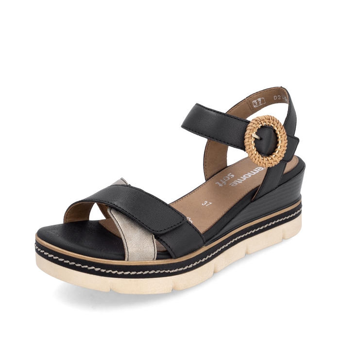 Remonte nu pieds d2l50 noir