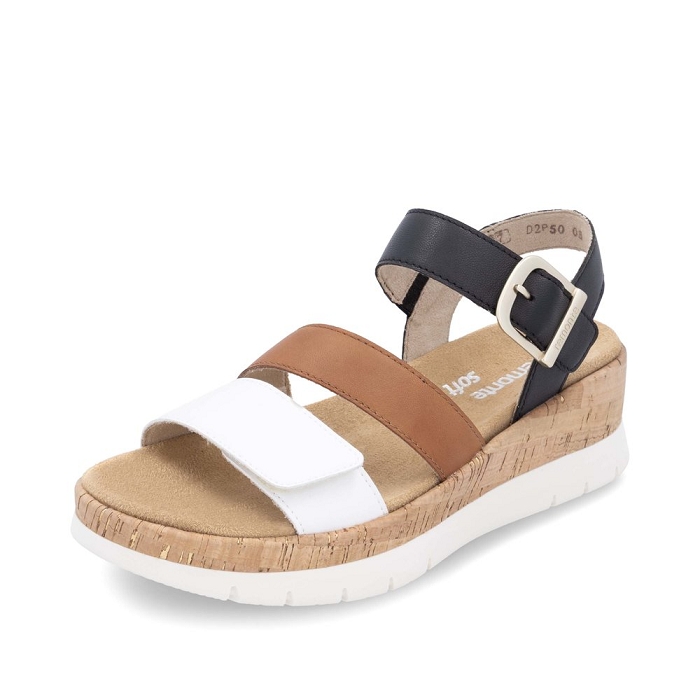 Remonte nu pieds d2p50 noir