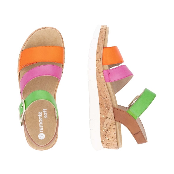 Remonte nu pieds d2p50 multicoloreY490903_6