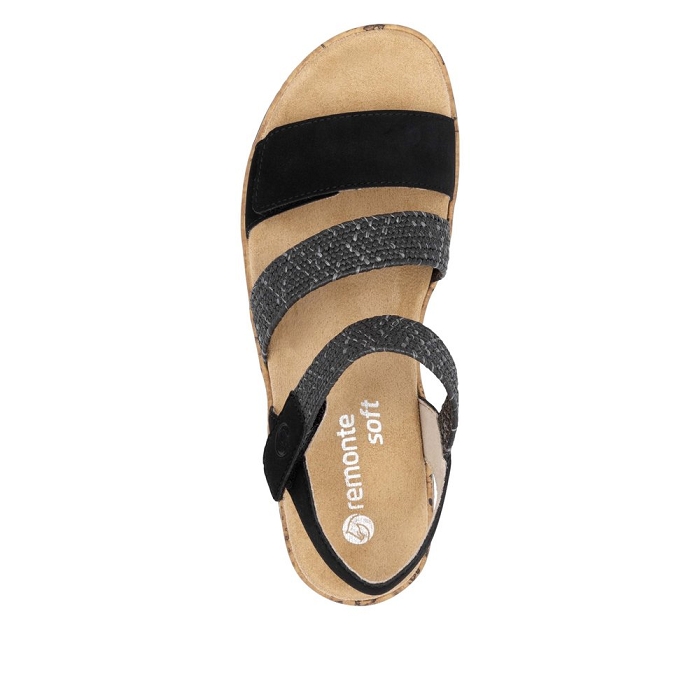 Remonte nu pieds r6861 noirY491401_4