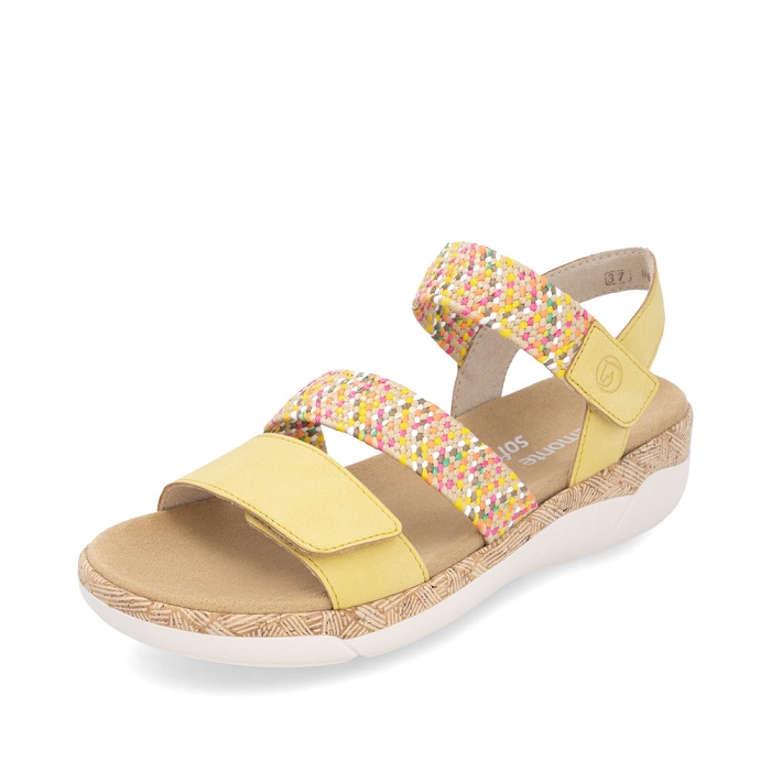 Remonte nu pieds r6861 jaune
