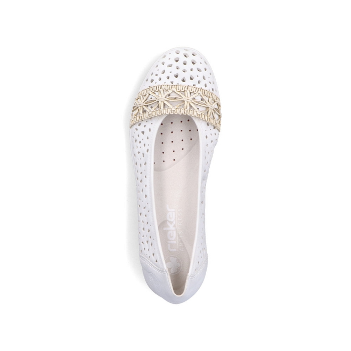 Rieker ballerine l3062 blancY492201_4