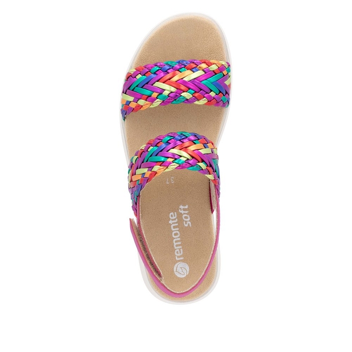 Remonte nu pieds d2k52 multicoloreY496001_4
