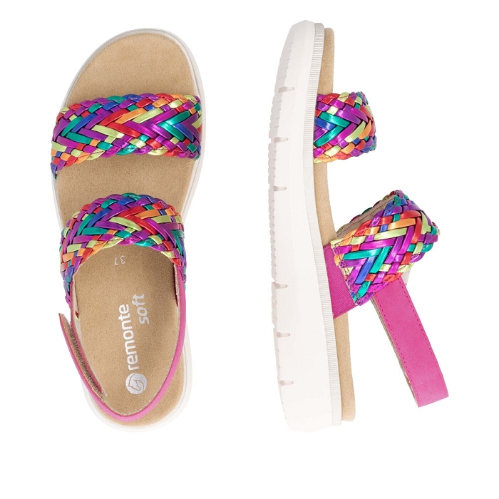 Remonte nu pieds d2k52 multicoloreY496001_6