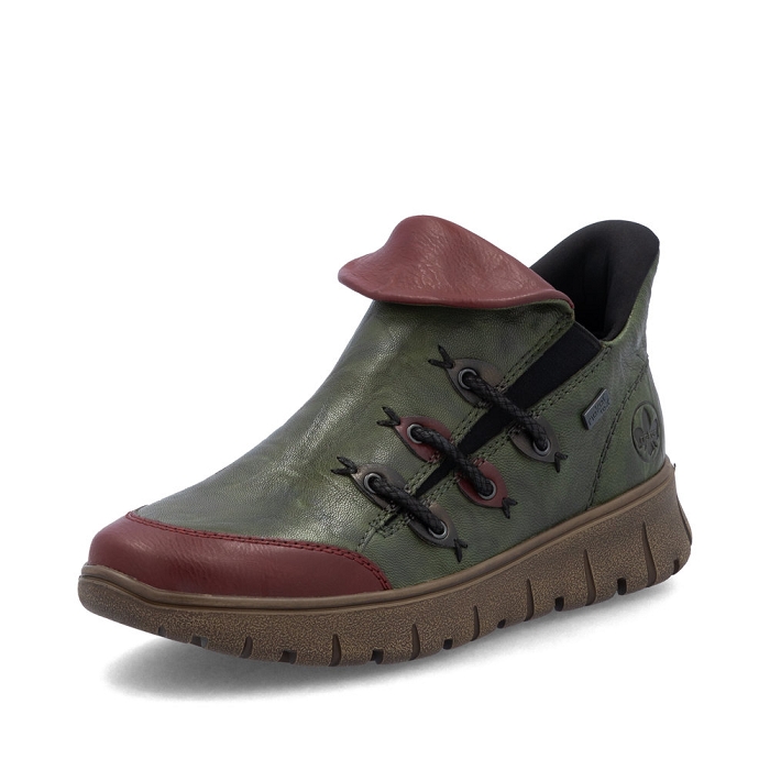 Rieker bottine n1353 vert