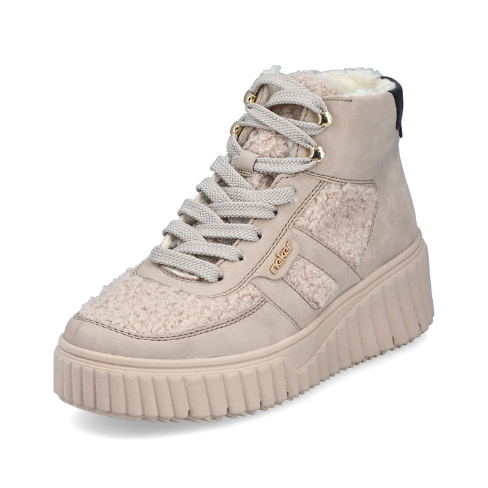 Rieker bottine n2515 beige