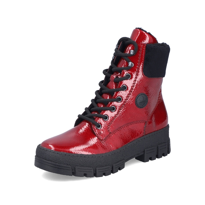 Rieker bottine y0220 rouge