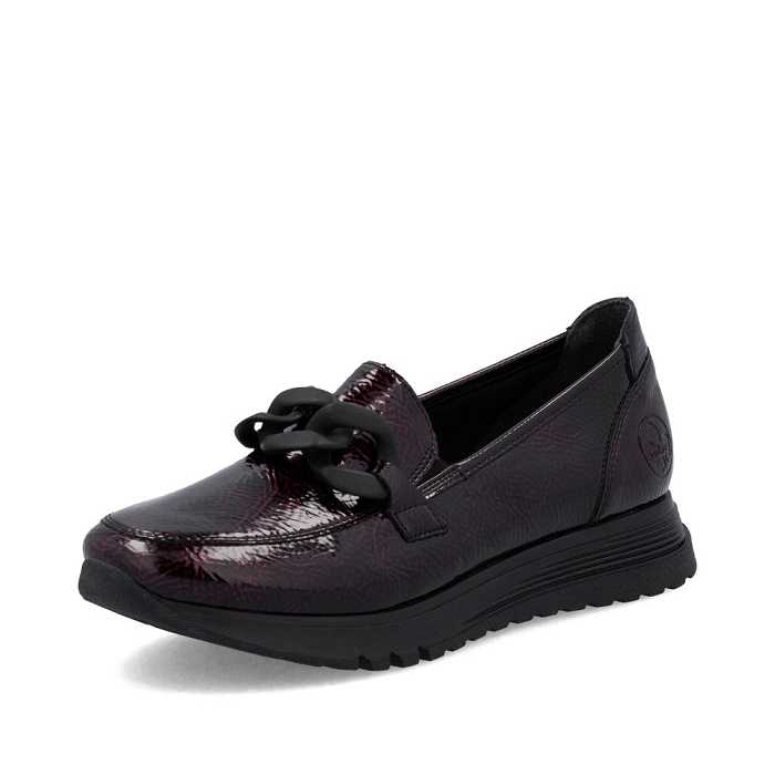 Rieker mocassin 49051 rouge
