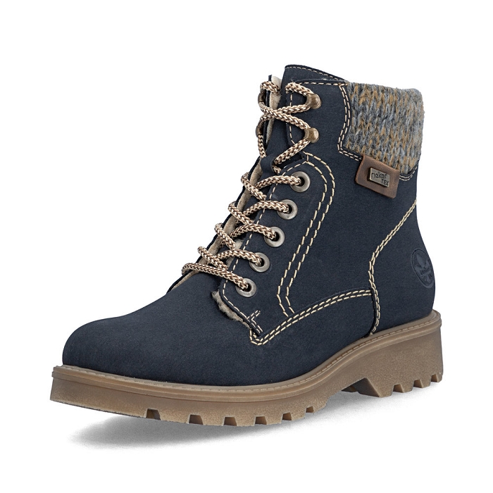Rieker bottine 73220 bleu