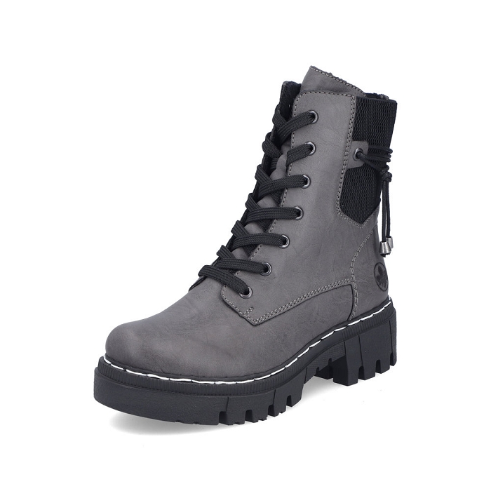 Rieker bottine 74031 gris