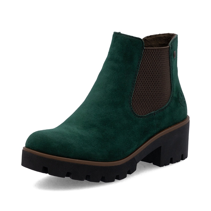 Rieker bottine 79265 vert