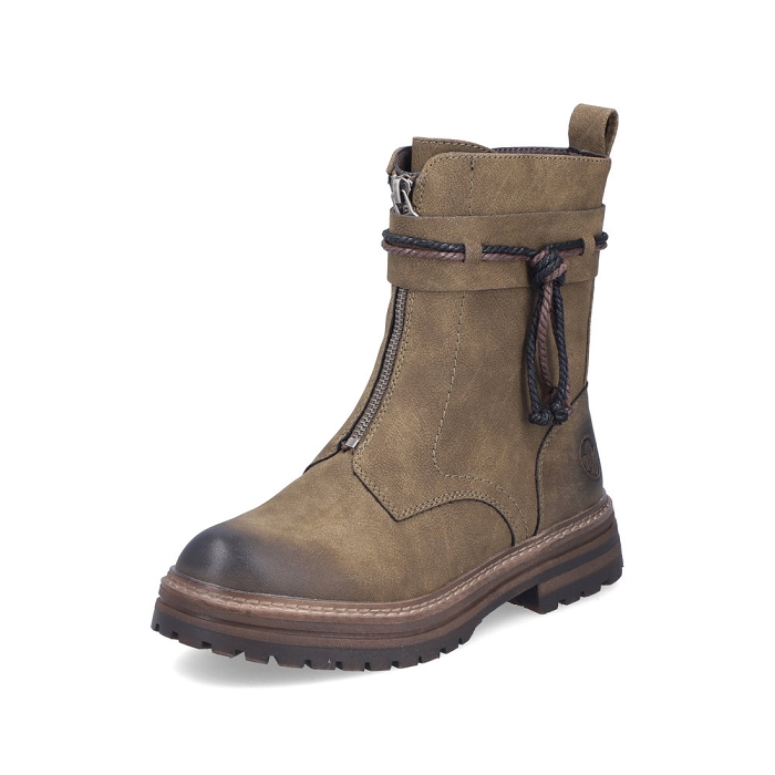 Rieker bottine 93068 vert