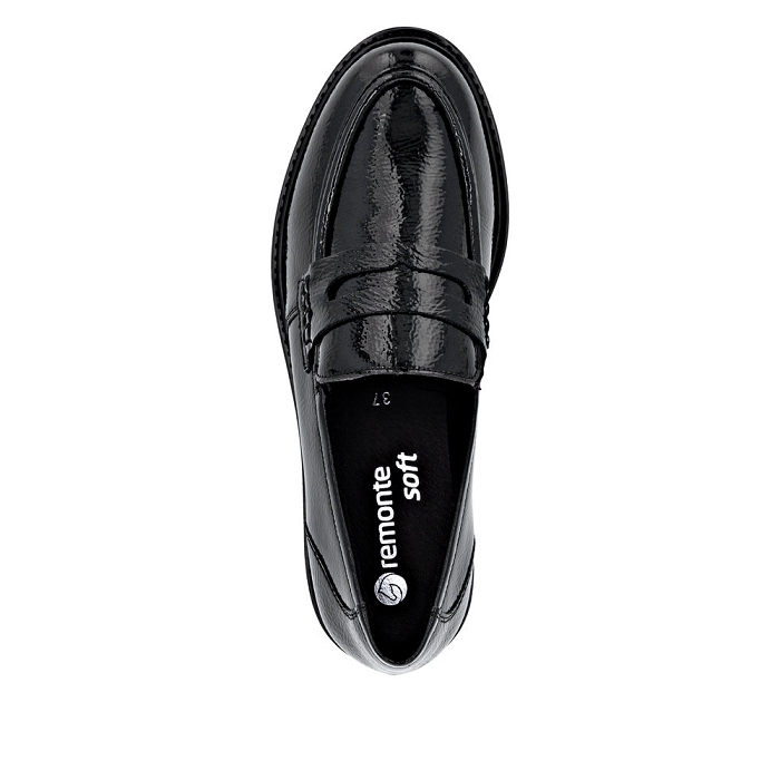 Remonte mocassin d2q00 noirY600601_4