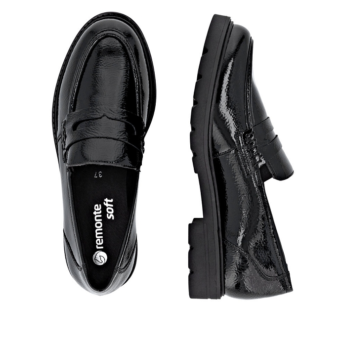 Remonte mocassin d2q00 noirY600601_6