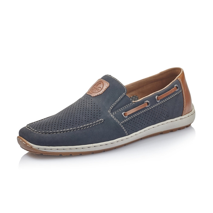 Rieker mocassin 08866 bleu