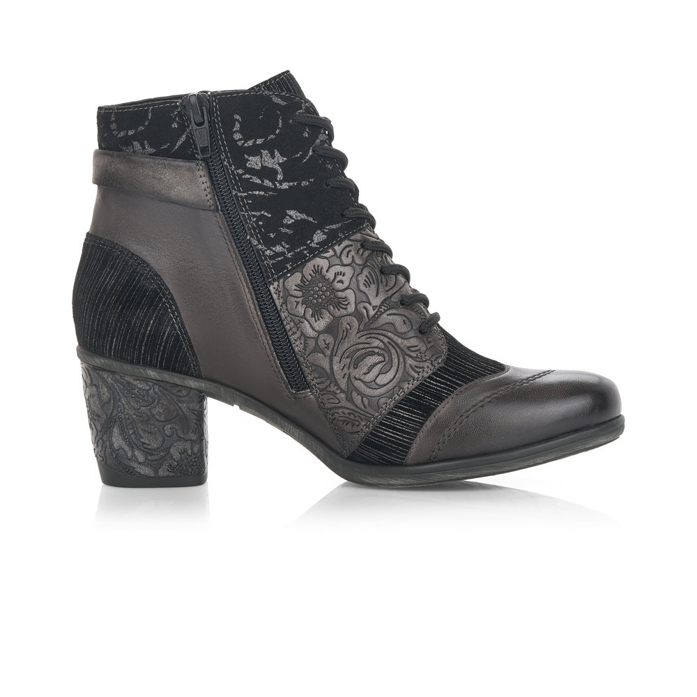 Bottines Classiques Pour Femme Remonte - Imperméables RemonteTEX, Semelle Confort, Talon 4.2 Cm