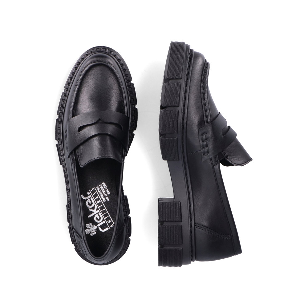 Mocassin Femme Rieker 48157 - Confort Antidépressif, Semelle Légère, Style Printemps/été