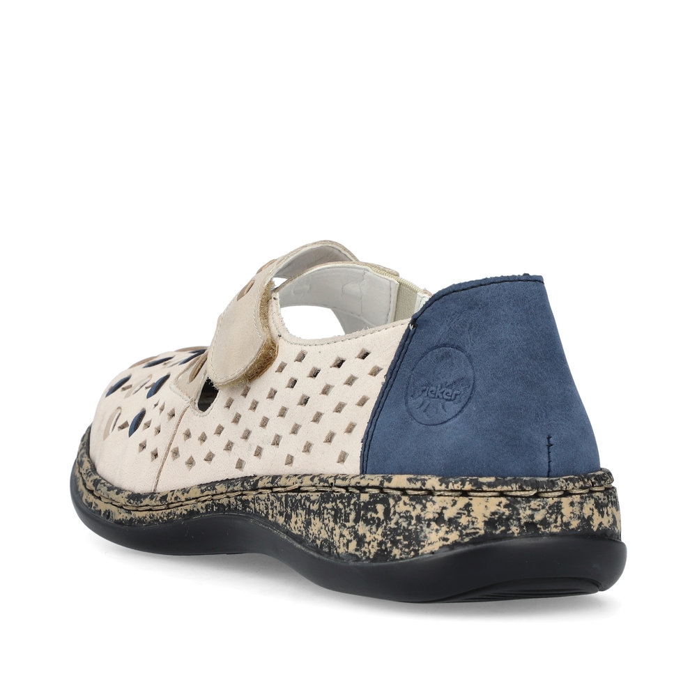 Rieker Savannah 41456 - Ballerine Donna In Pelle Scamosciata, Comode E Leggere